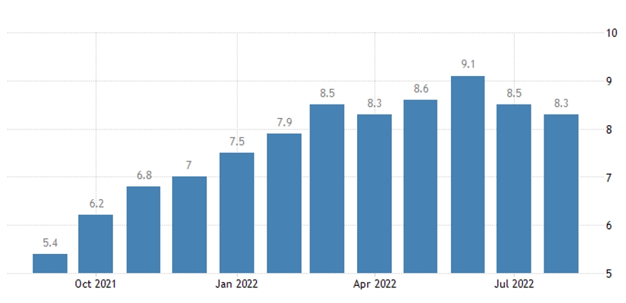 usa inflation rate 2022