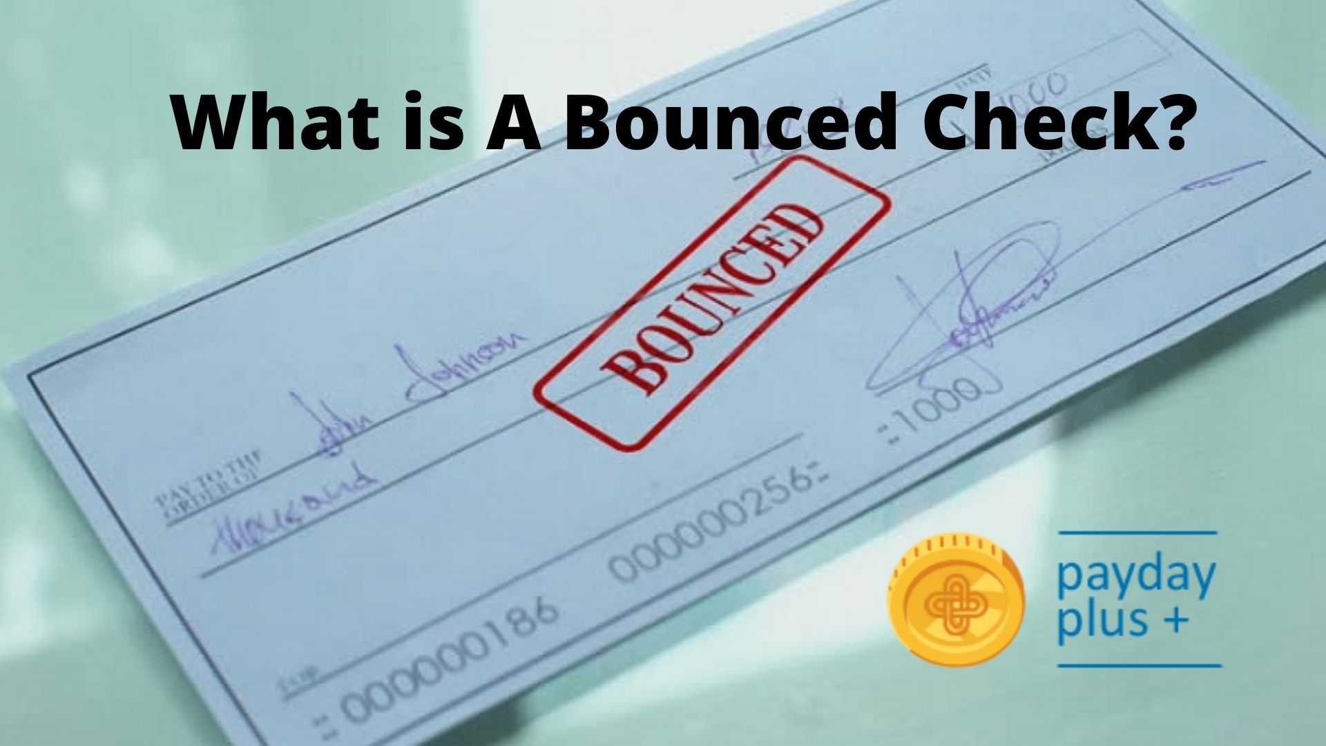 A Bounced Check 