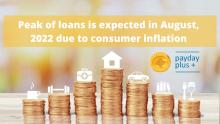 Peak of loans is expected in August, 2022 due to consumer inflation